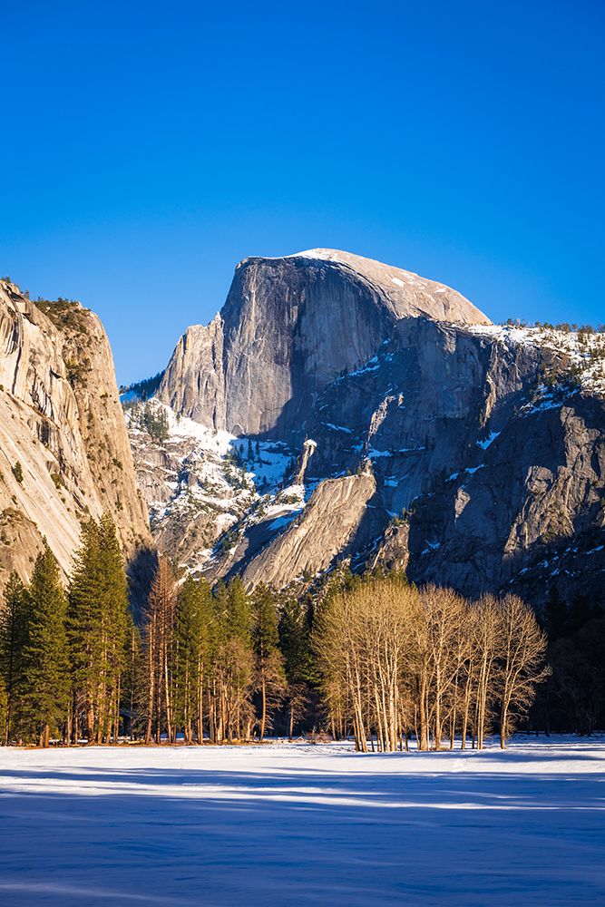 Afternoon light on Half Dome in winter-Yosemite National Park-California-USA